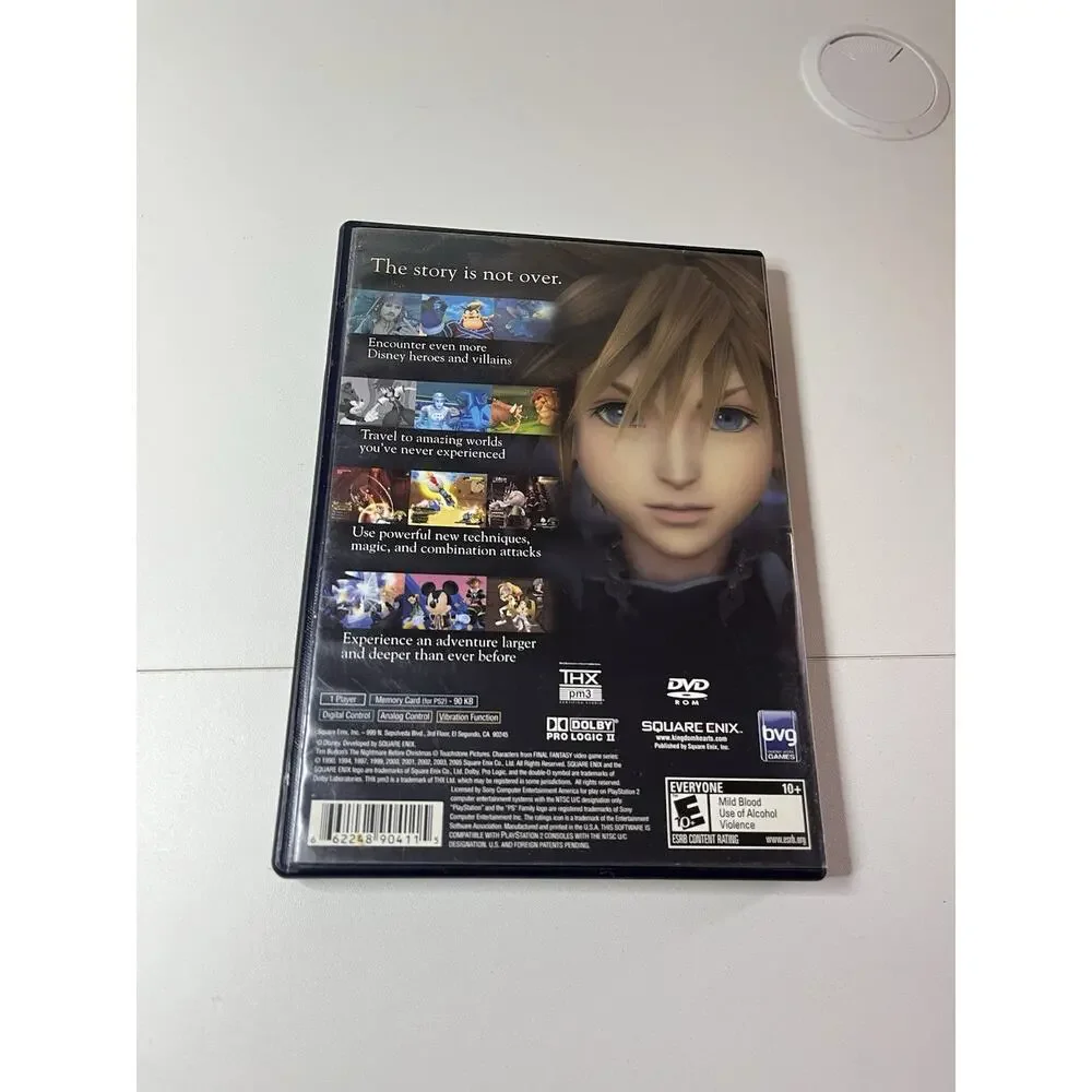 Kingdom Hearts II 2 Black Label (Sony PlayStation 2 2006) PS2 Registration Reg